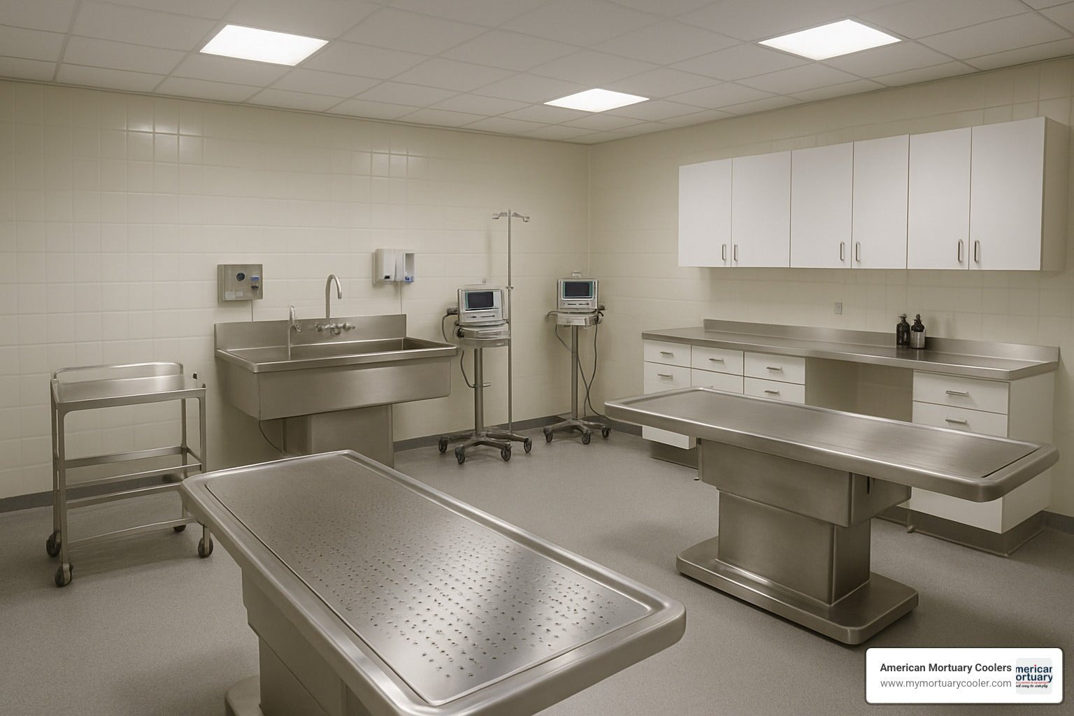The Ultimate Guide to Embalming Rooms: What You Need to Know - American Mortuary Coolers & Equipments The Ultimate Guide to Embalming Rooms: What You Need to Know - American Mortuary Coolers & Equipments